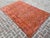 Vintage Overdyed Kilim Area Rug, Handwoven Wool, 6x10, Coral For Sale - Image 9 of 12