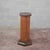 Hexagonal Art Deco Column with Walnut Veneer For Sale - Image 9 of 11