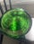 Green Vintage Italian Empoli Emerald Green Wave Art Glass Decanter For Sale - Image 8 of 10