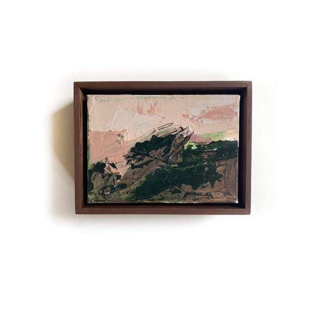 Two original paintings by Jessalin Beutler, completed in 2024. These can be hung on the wall or they can stand on their...