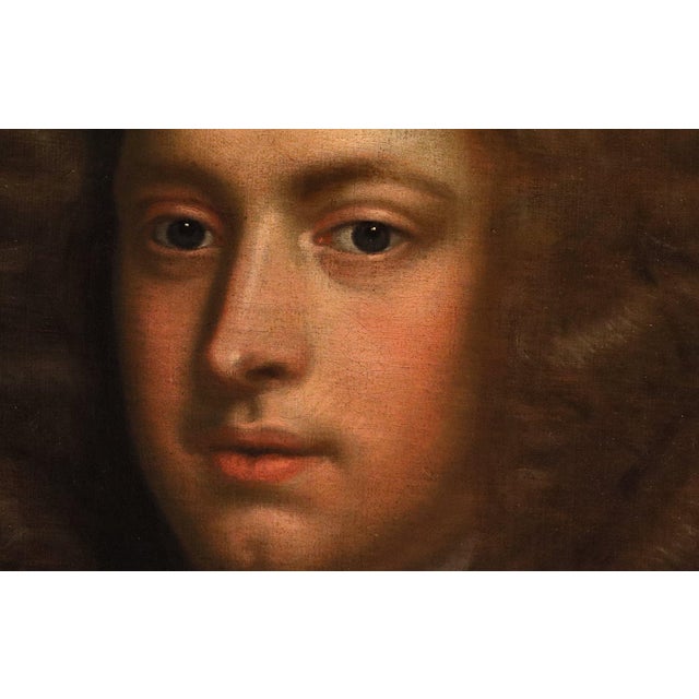 Workshop of Godfrey Kneller, Portrait of William Congreve, 1720, Oil on Canvas For Sale - Image 10 of 14