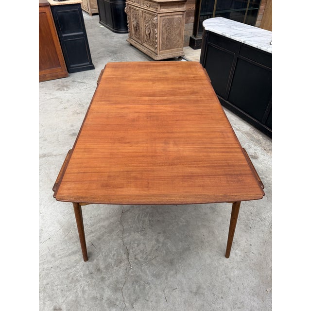 Brown Dining Table by Louis Paolozzi for René Godfrid, 1950s For Sale - Image 8 of 18