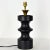 Mid-Century Modern Black Ceramic Chess Pawn Lamp, 1950s For Sale - Image 3 of 13