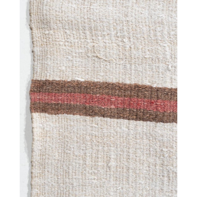 Large Vintage Turkish Kilim Flat Weave Rug Runner 14ft X 26ft For Sale - Image 9 of 14