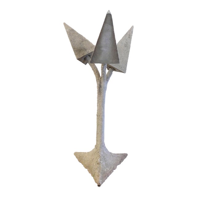 1970s Brutalist Cast Concrete Abstract Sculpture For Sale