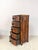 Wood Vintage Burnt Bamboo 3 Drawer Chest Boho Storage Jewelry Cabinet MCM Decor For Sale - Image 7 of 8