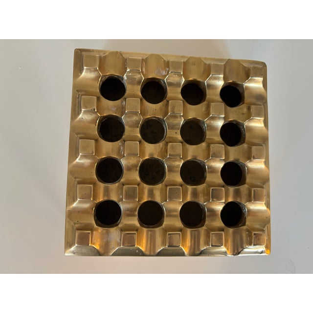 Vintage Ultima 15 Brass Ashtray by Holger Bäckström & Bo Ljungberg, 1960s For Sale - Image 9 of 14