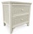 Mid-Century Modern Vintage Henry Link Wicker Nightstands – Pair, Braided Rattan Detail For Sale - Image 3 of 8