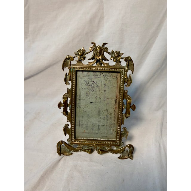 These beautiful French brass frames of this era often featured stylized floral patterns, flowing curves, and beautiful...