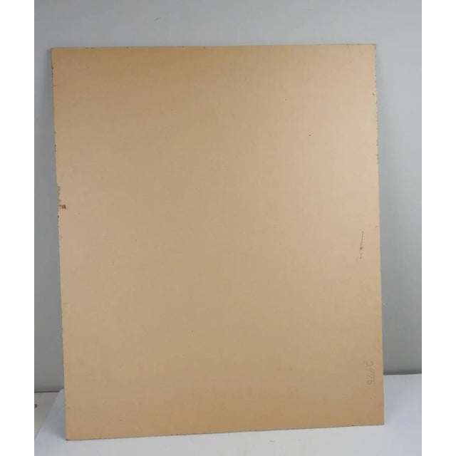 Portraiture Vintage Mid 20th Century Man and Parrot Portrait Painting For Sale - Image 3 of 4