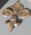 Fleur De Lis Wall Hanging, Rubbed Silver For Sale - Image 4 of 4
