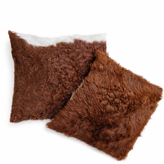 These cushions are made from genuine sheepskin, a natural material valued for its softness, durability, and insulating...