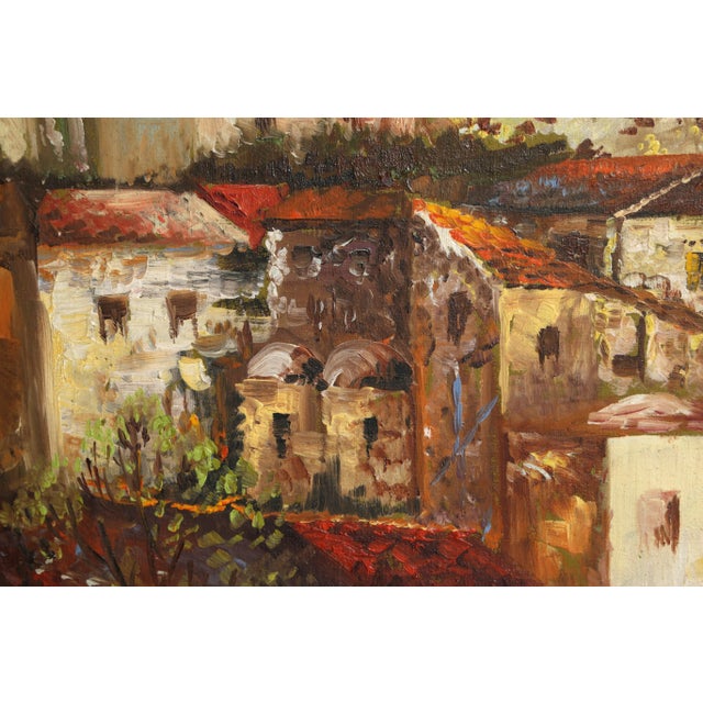 View of Jerusalem Oil Painting For Sale - Image 4 of 6
