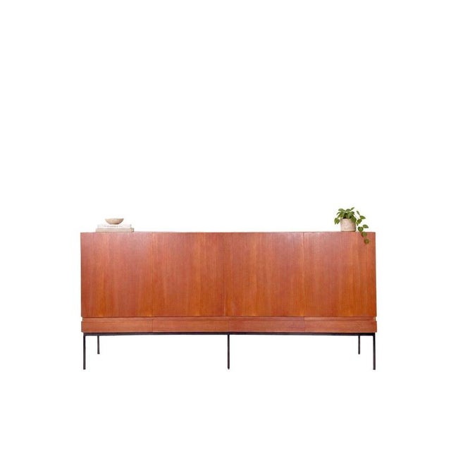 Vintage B60 Highboard in Teak by Dieter Waeckerlin for Behr, 1960s For Sale - Image 10 of 10