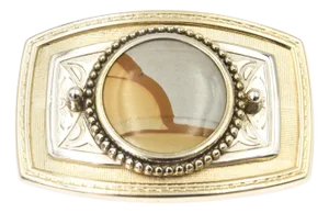 Western Jasper Belt Buckle