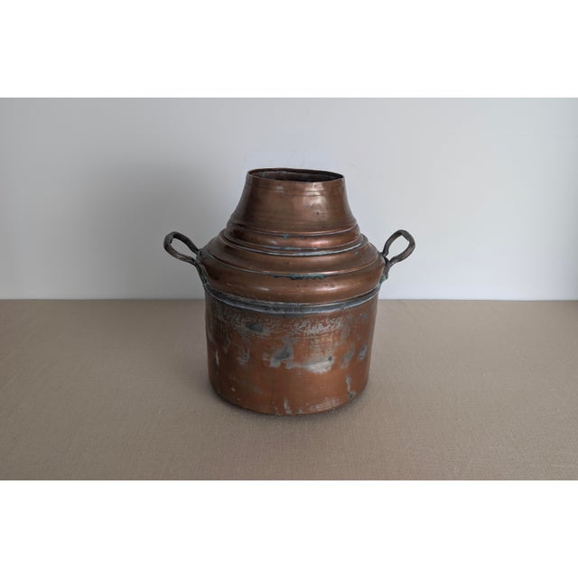 Late 19th Century Antique 19th Century Copper Milk Can For Sale - Image 5 of 11