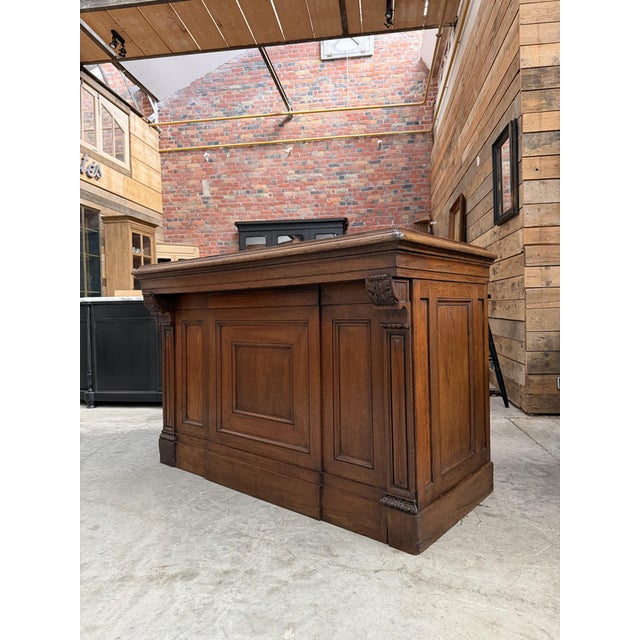 Early 20th Century Oak Store Counter For Sale - Image 3 of 18
