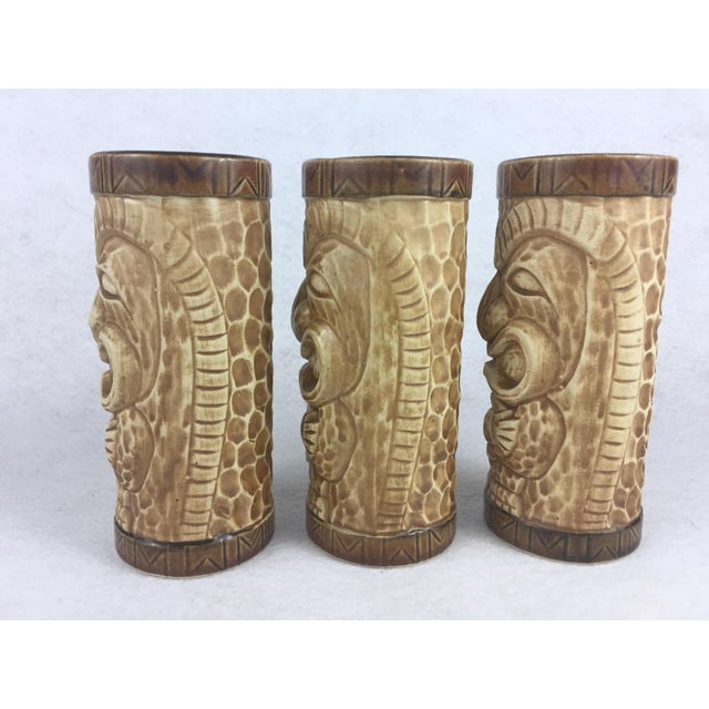 Vintage Tiki Barware Glasses Set of 3 Chairish