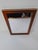 Mid-Century Czechoslovak Wooden Mirror with Graphic Frame Detail, 1960s For Sale - Image 9 of 15
