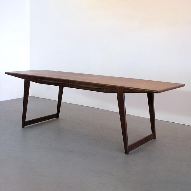 Johannes Andersen Danish Rosewood Coffee Table by Johannes Andersen, 1950 For Sale - Image 4 of 10