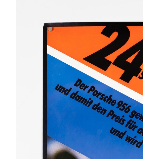 Paper 24 Hours of Le Mans 82 Motorsport Poster by Erich Strenger, 1982 For Sale - Image 7 of 9