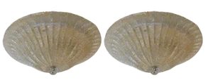 Sputnik Flush Mounts in Murano Glass from Simoeng, Set of 2