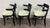 Vintage Bentwood Geometric Upholstered Arm Chairs - Set of 3 For Sale - Image 9 of 11
