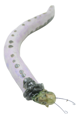 Óscar Aldonza Torres, Curved Anthropomorphic Hybrid Creature Sculpture, 2026, Ceramic