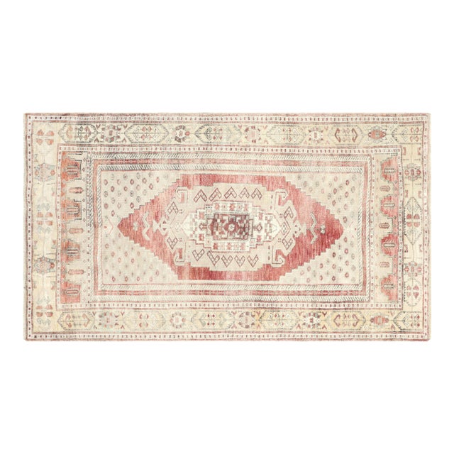 1960s Turkish Oushak Rug For Sale