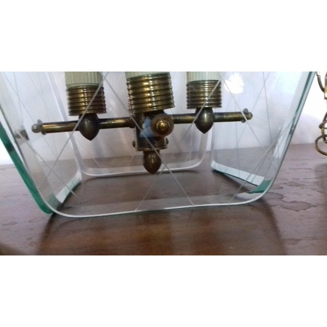 Murano Glass Chandelier attributed to Pietro Chiesa for Fontana Arte, Italy, 1950s For Sale - Image 8 of 12