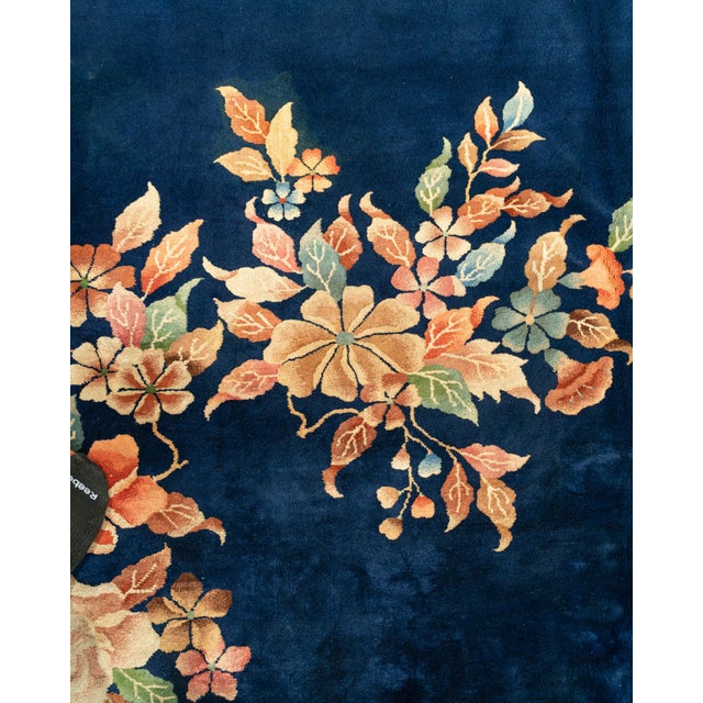 Textile Antique Chinese Art Deco Rug 12' X 19'3 For Sale - Image 7 of 16