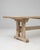 Mid 20th Century France Antique White Wood Dining Table For Sale - Image 9 of 11