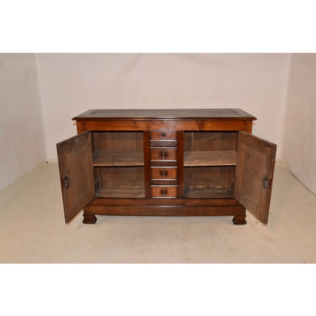 Wood 19th Century French Oak Buffet For Sale - Image 7 of 9