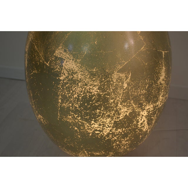 Murano Glass Lamp with Gold Leaf, 1980s For Sale - Image 4 of 6