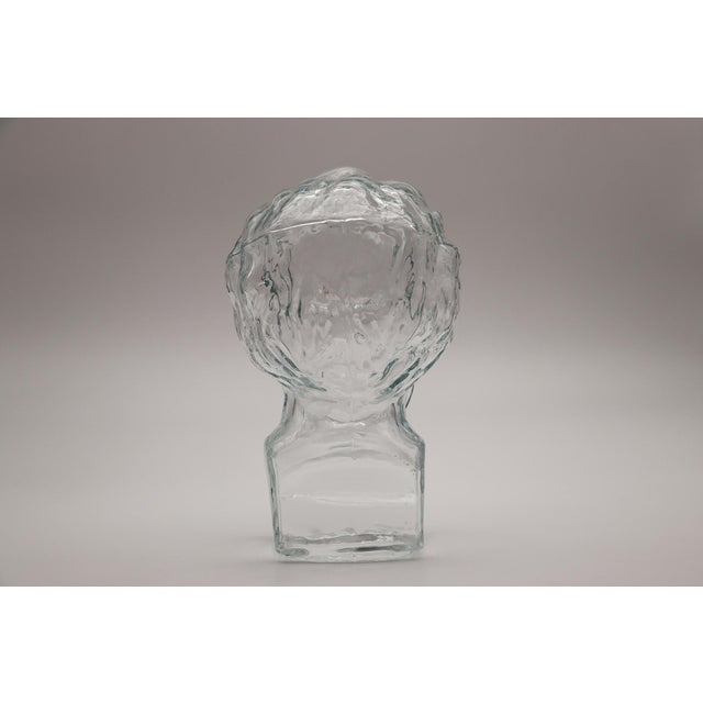Mid-Century Modern Beethoven Glass Head by Ingrid Glass, 1970, Germany For Sale - Image 3 of 12