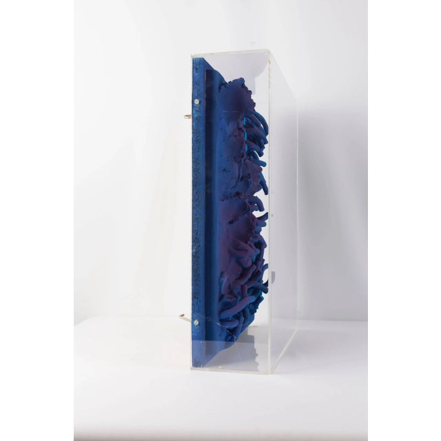 Wall Sculpture with Optical Art in Acrylic Glass by César Bailleux, 1980s For Sale - Image 4 of 8