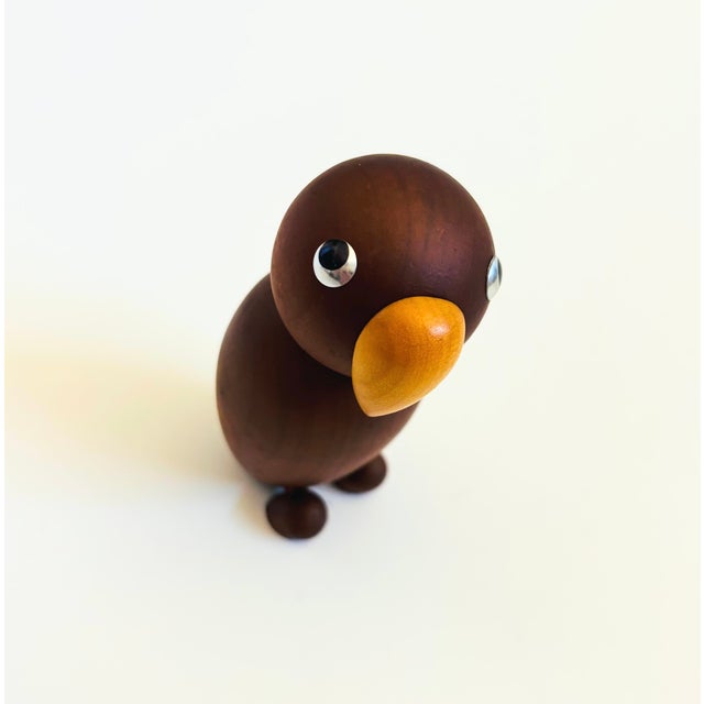 Mid-Century Modern MCM Senshukai Wood Royal Pet - Parrot For Sale - Image 3 of 7