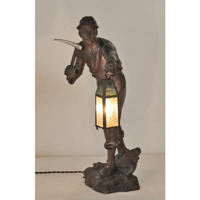 Art Nouveau Metal Figure from Bergmann, 1890s For Sale - Image 3 of 10