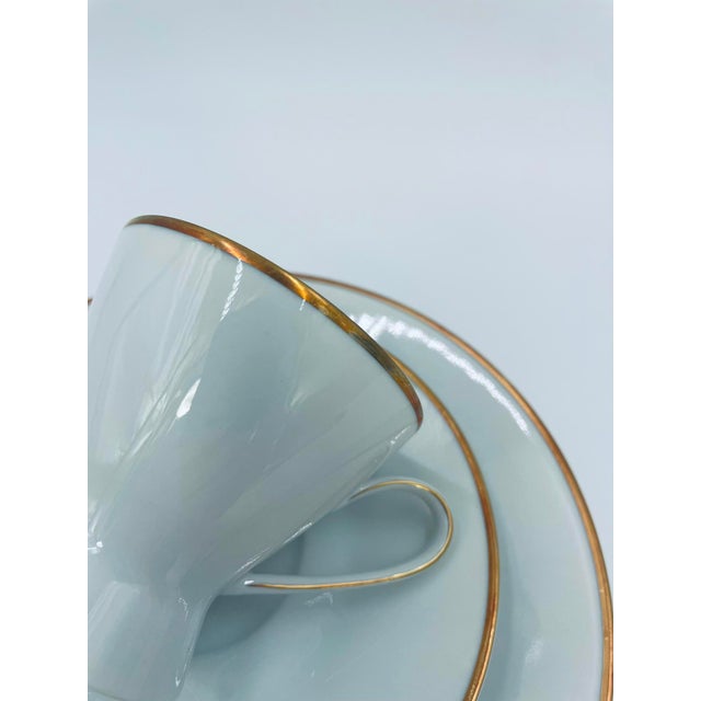 Breakfast Set Form 2000 Porcelain Collectors Cup by Rosenthal, 1955, Set of 7 For Sale - Image 3 of 8