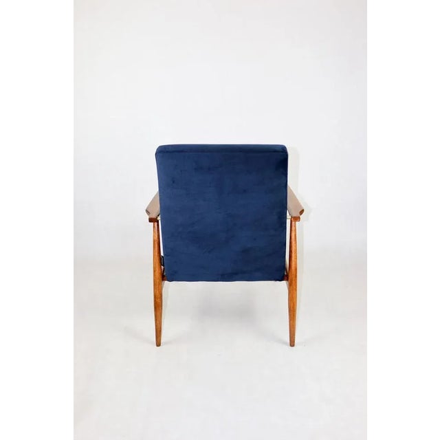 Vintage Blue Fox Easy Chair, 1970s For Sale - Image 9 of 11