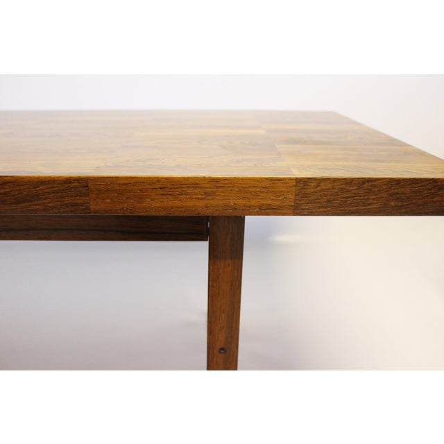 Danish Modern Checkered Rosewood Coffee Table, 1960s For Sale - Image 4 of 7