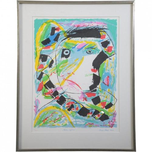 clear 121 Translation results Translation Jørgen Nash (1920-2004): 'The Heiku Poet', lithograph in colors, 1987. Signed...