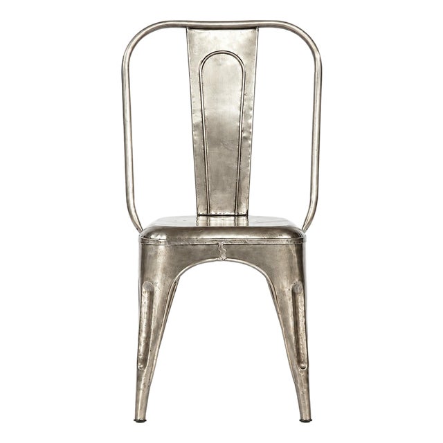 Industrial Iron Bistro Dining Chair For Sale