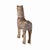 Vintage wooden sculpture Qulin (or Kylin), a mythical Chinese creature often described as a dragon-horse. It features the...