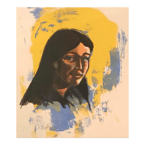 1960s Hilliard Dean Portrait Serigraph