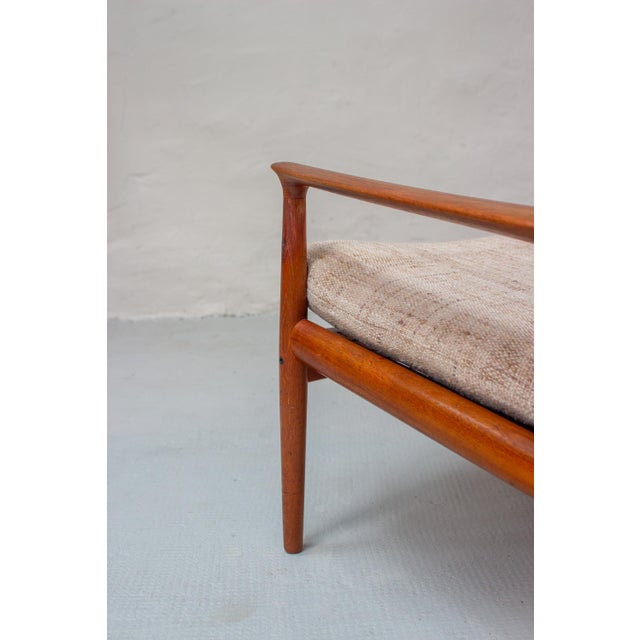 1960s Vintage Danish Teak Easy Chair by Svend Aage Eriksen for Glostrup, 1960s For Sale - Image 5 of 18