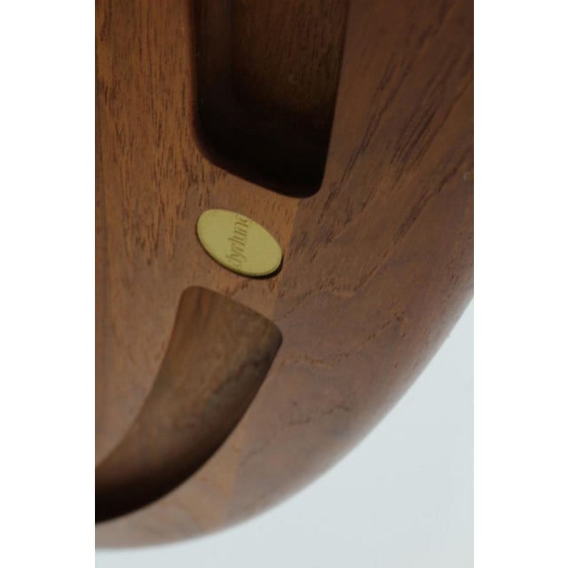 Dyrlund Vintage Danish Round Dining Table in Teak from Dyrlund, 1960s For Sale - Image 4 of 8