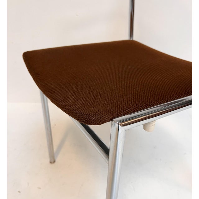 Rust Brown Stackable Chairs by Gijs Van Der Sluis, 1970s, Set of 6 For Sale - Image 16 of 18