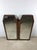 Mid-Century Modern Unique Mid Century Modern Wall Mirror With Two Hexagonal Shaped Mirrors and Walnut Frame For Sale - Image 3 of 18