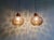 Gold Brass and Smoked Blown Glass Pendant Lights from Glashütte Limburg, 1970, Set of 2 For Sale - Image 8 of 18